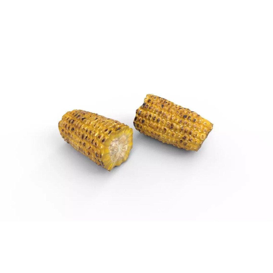 Corn 3D Model – Low Poly Game Asset with PBR Textures, FBX - View 2