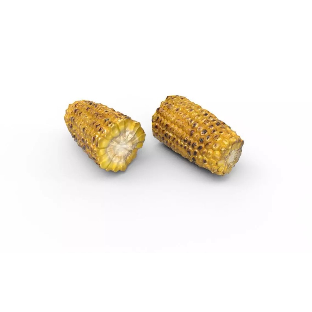 Corn 3D Model – Low Poly Game Asset with PBR Textures, FBX - View 7