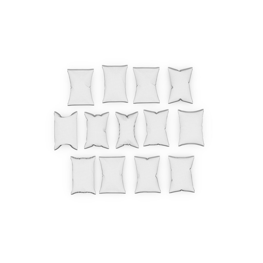 Snack Bags 3D Model – Low Poly Food Asset with PBR Textures - View 11