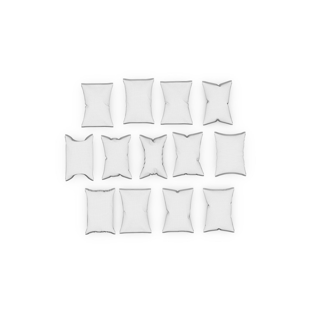 Snack Bags 3D Model – Low Poly Food Asset with PBR Textures - View 12