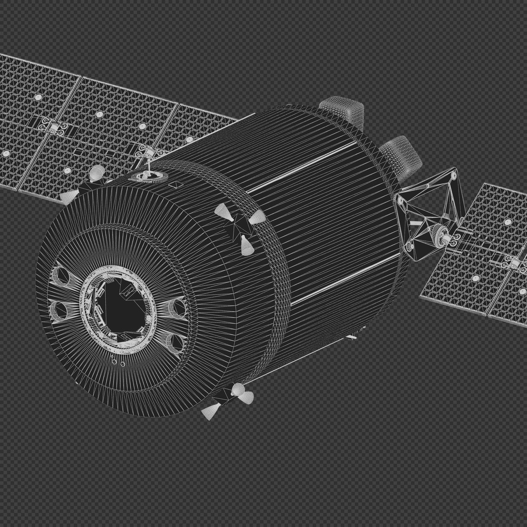 SpaceX Dragon XL 3D Model – High-Poly Spacecraft for Animation, Blender - View 14