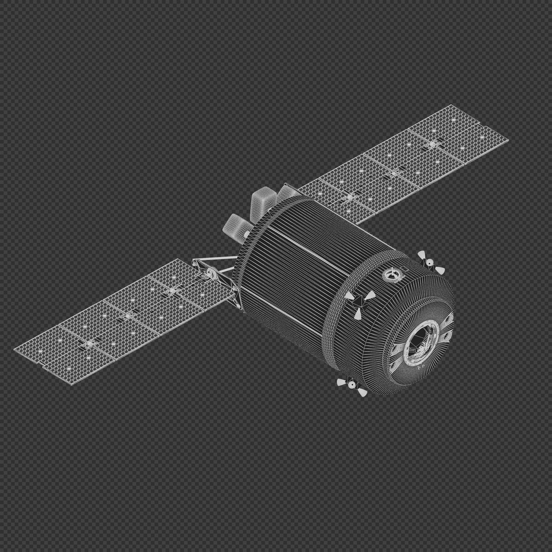 SpaceX Dragon XL 3D Model – High-Poly Spacecraft for Animation, Blender - View 16