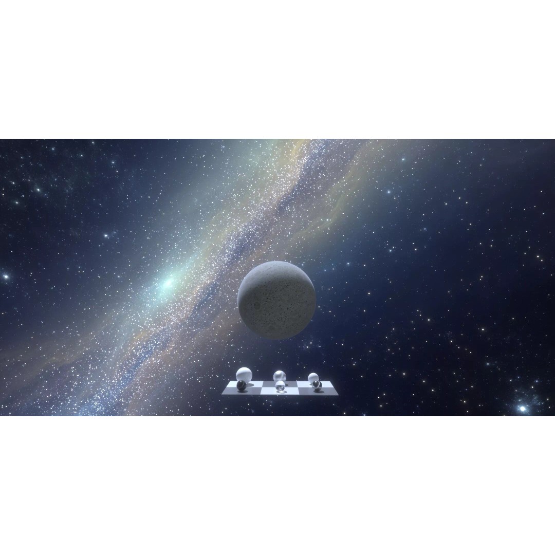 360 Degree HDRI Space Background 3D Model – 16K Equirectangular Panorama - View 4