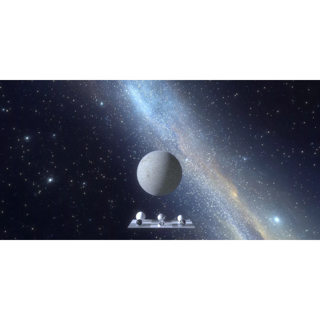 360 Degree HDRI Space Background 3D Model – 16K Equirectangular Panorama - View 5