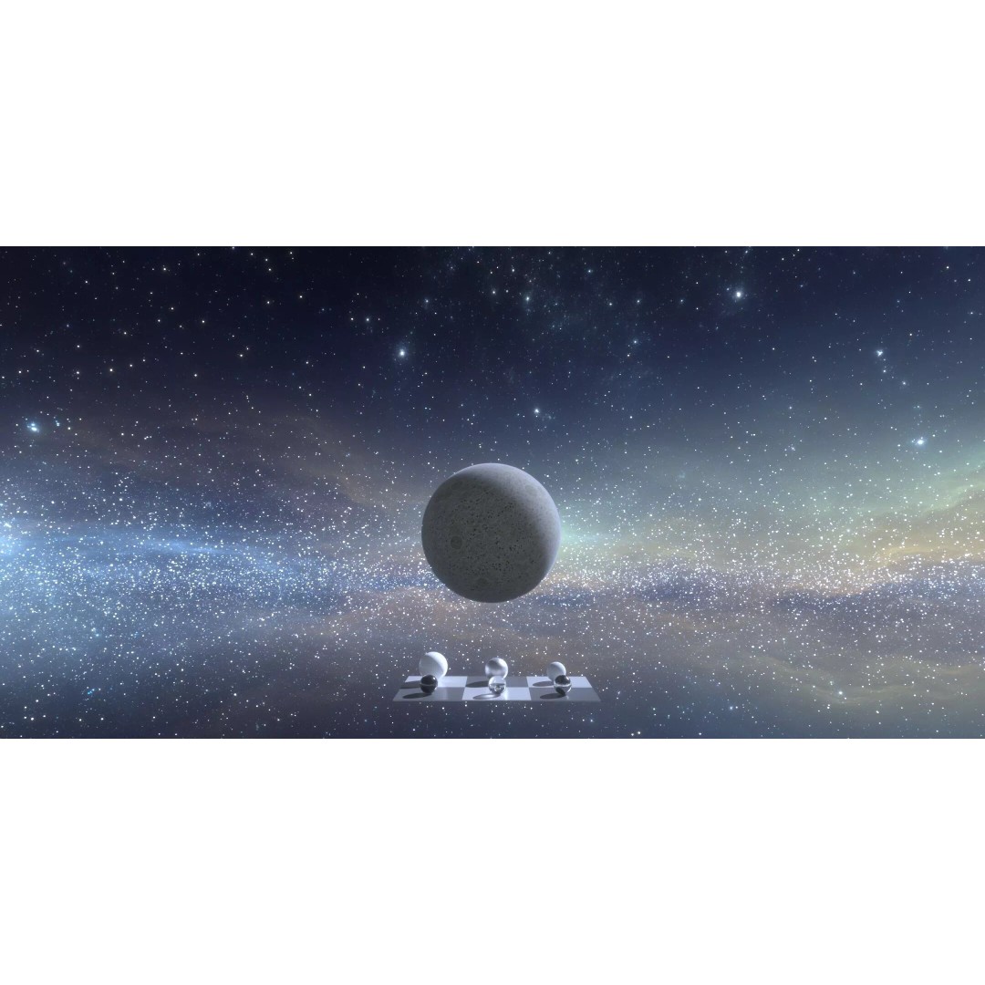 360 Degree HDRI Space Background 3D Model – 16K Equirectangular Panorama - View 9