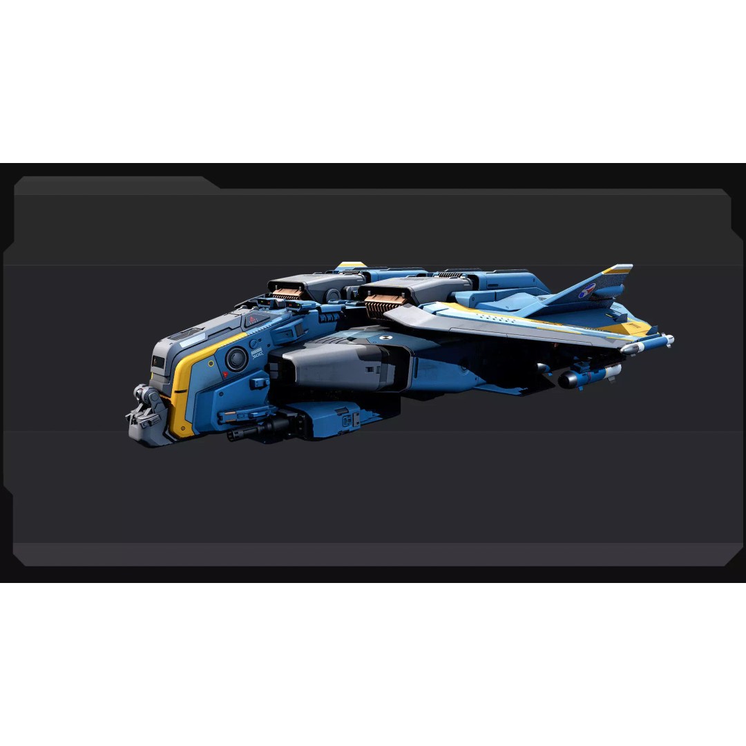 A20 Thunderbolt Spacecraft 3D Model – Low Poly PBR Game Asset, FBX - View 10