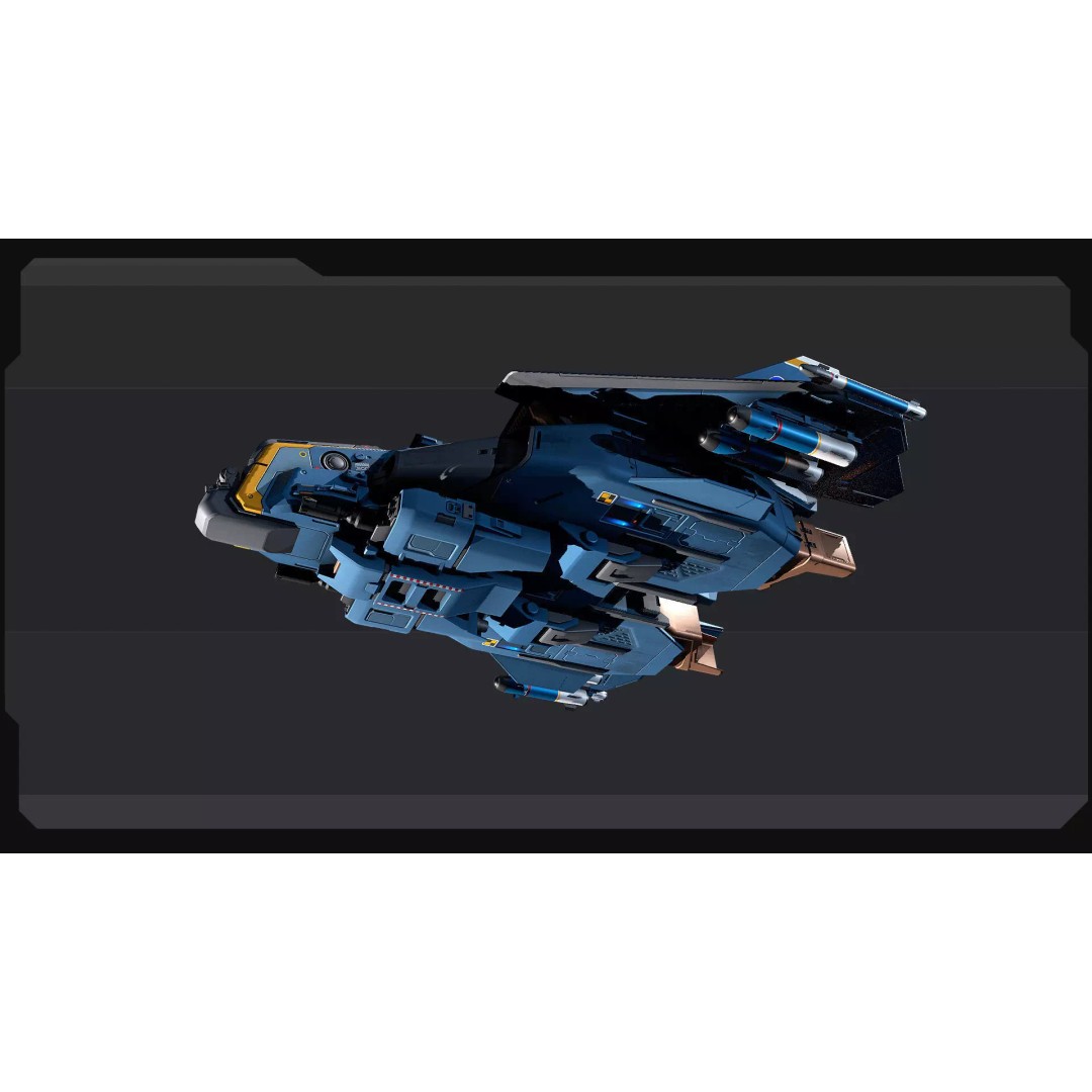A20 Thunderbolt Spacecraft 3D Model – Low Poly PBR Game Asset, FBX - View 12