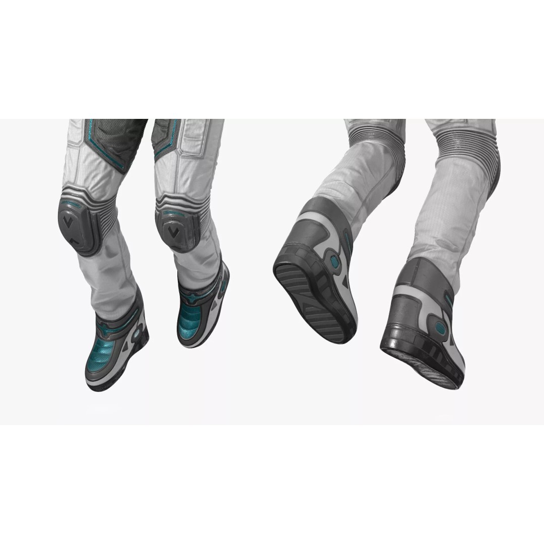 Futuristic Astronaut 3D Model – Rigged Sci-Fi Character for Animation - View 14
