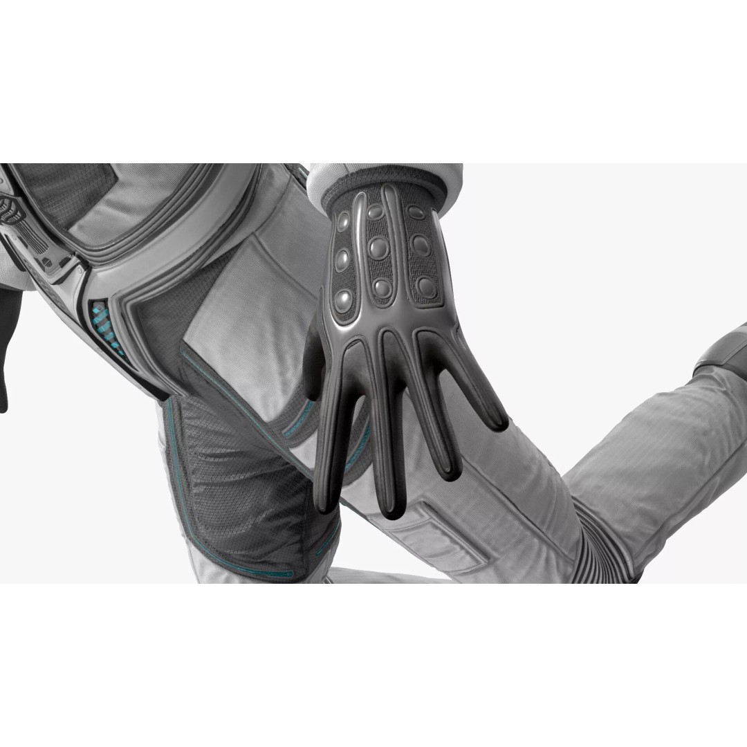 Futuristic Astronaut 3D Model – Rigged Sci-Fi Character for Animation - View 15