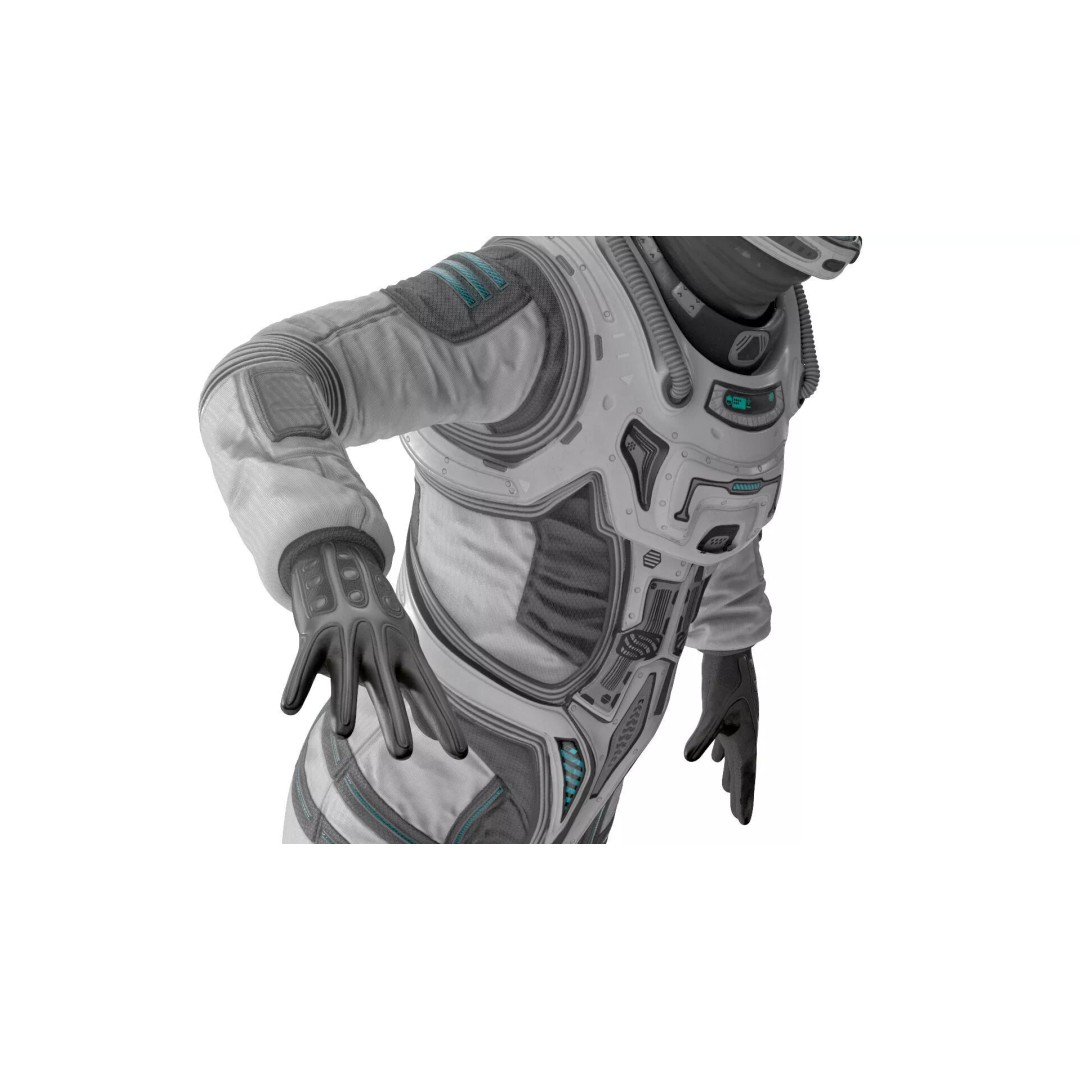 Futuristic Astronaut 3D Model – Rigged Sci-Fi Character for Animation - View 17