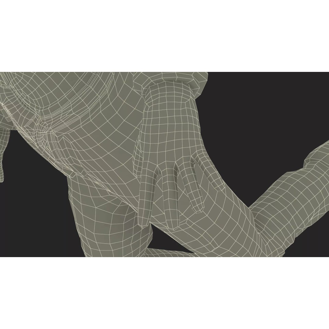 Futuristic Astronaut 3D Model – Rigged Sci-Fi Character for Animation - View 34