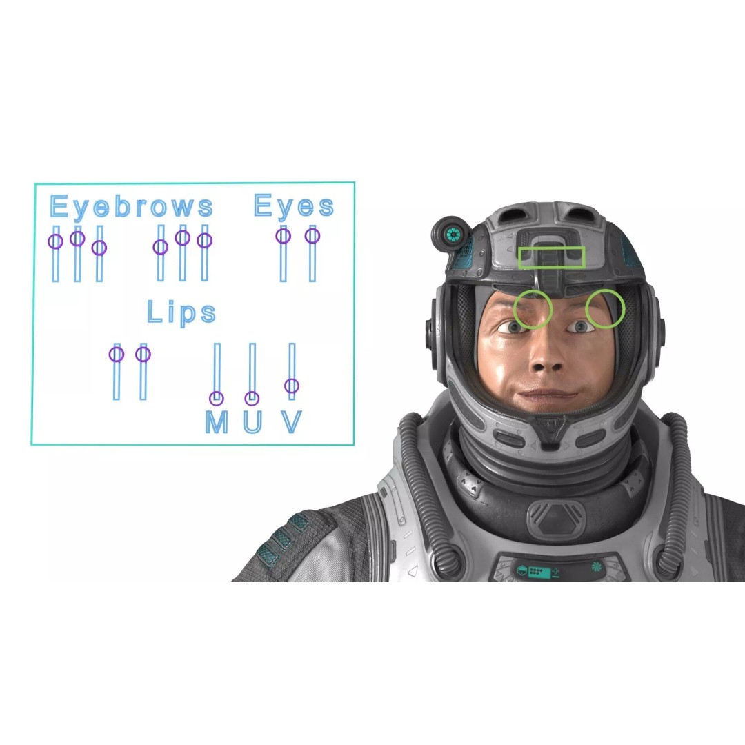 Futuristic Astronaut 3D Model – Rigged Sci-Fi Character for Animation - View 9