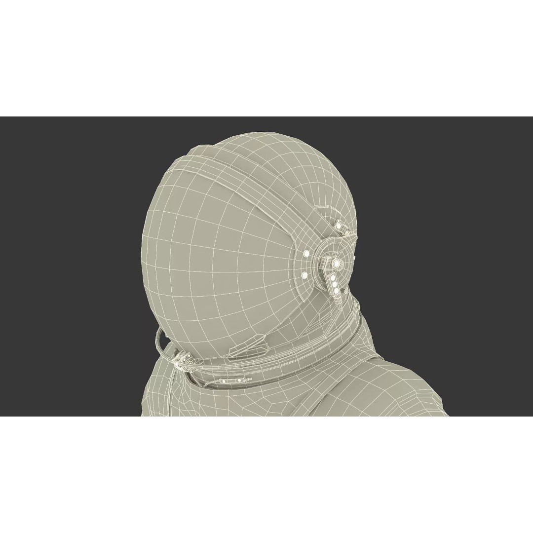 Astronaut 3D Model – Rigged Space Suit for Cinema 4D, PBR Textures - View 41