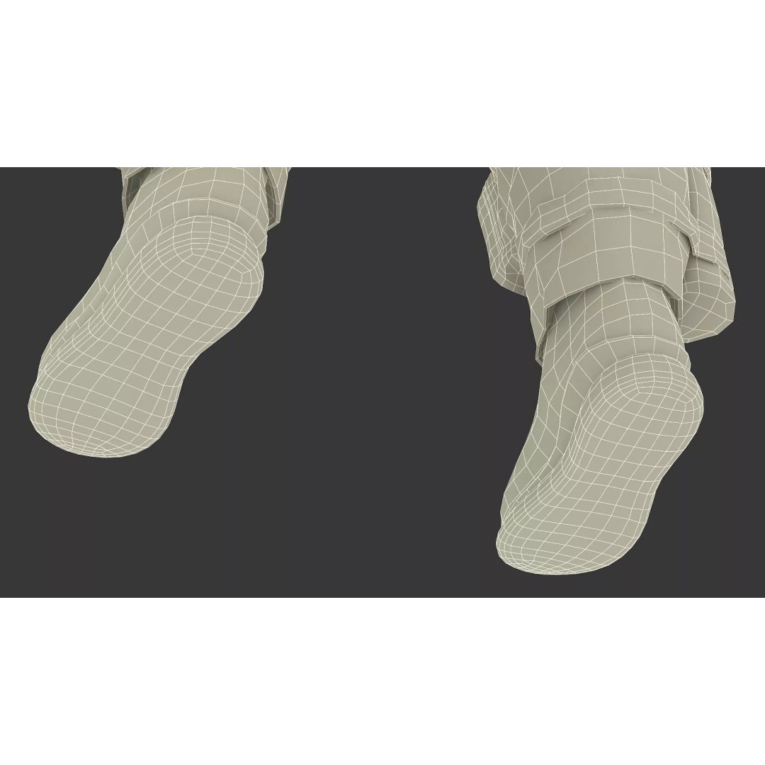 Astronaut 3D Model – Rigged Space Suit for Cinema 4D, PBR Textures - View 43