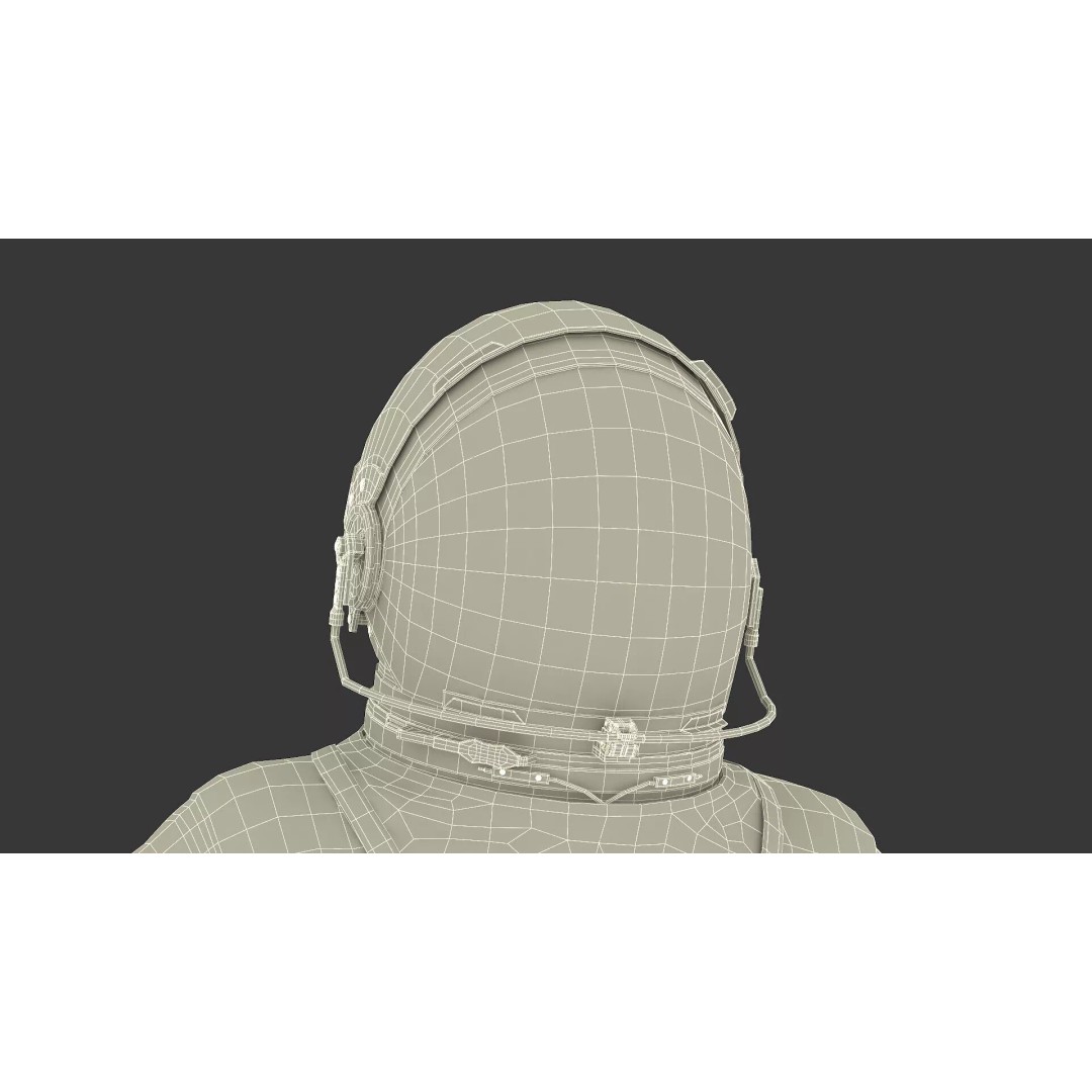 Astronaut 3D Model – Rigged Space Suit for Cinema 4D, PBR Textures - View 44