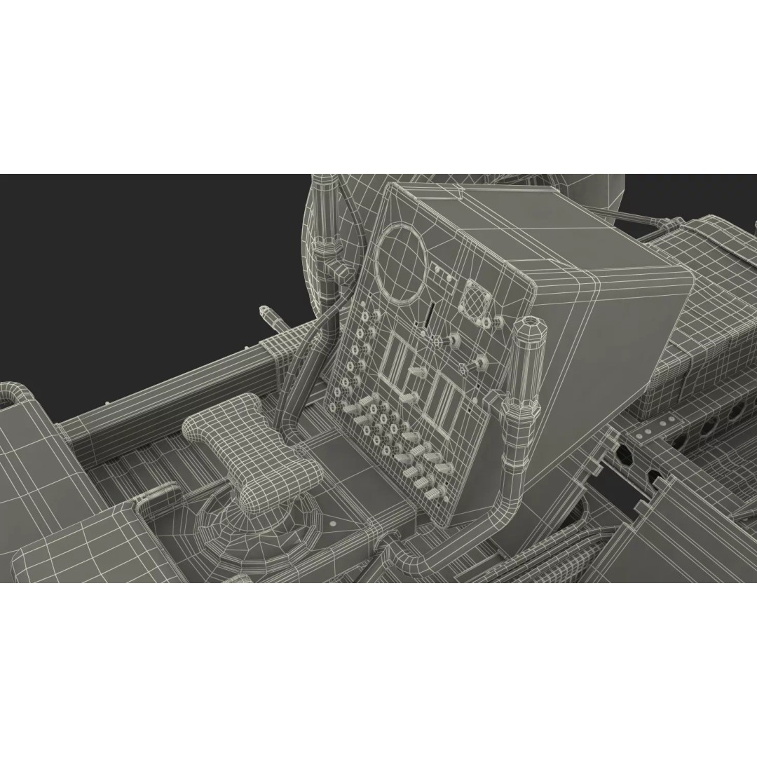Lunar Roving Vehicle 3D Model – Rigged Apollo 15 Rover for Animation