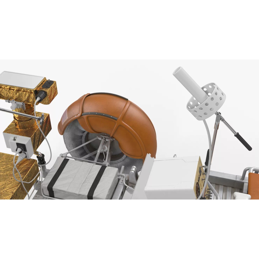 Lunar Roving Vehicle 3D Model – Rigged Apollo 15 Rover for Animation - View 15