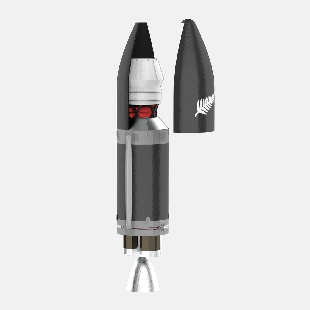 Electron Rocket 3D Model – Low Poly Spacecraft, FBX, Blender