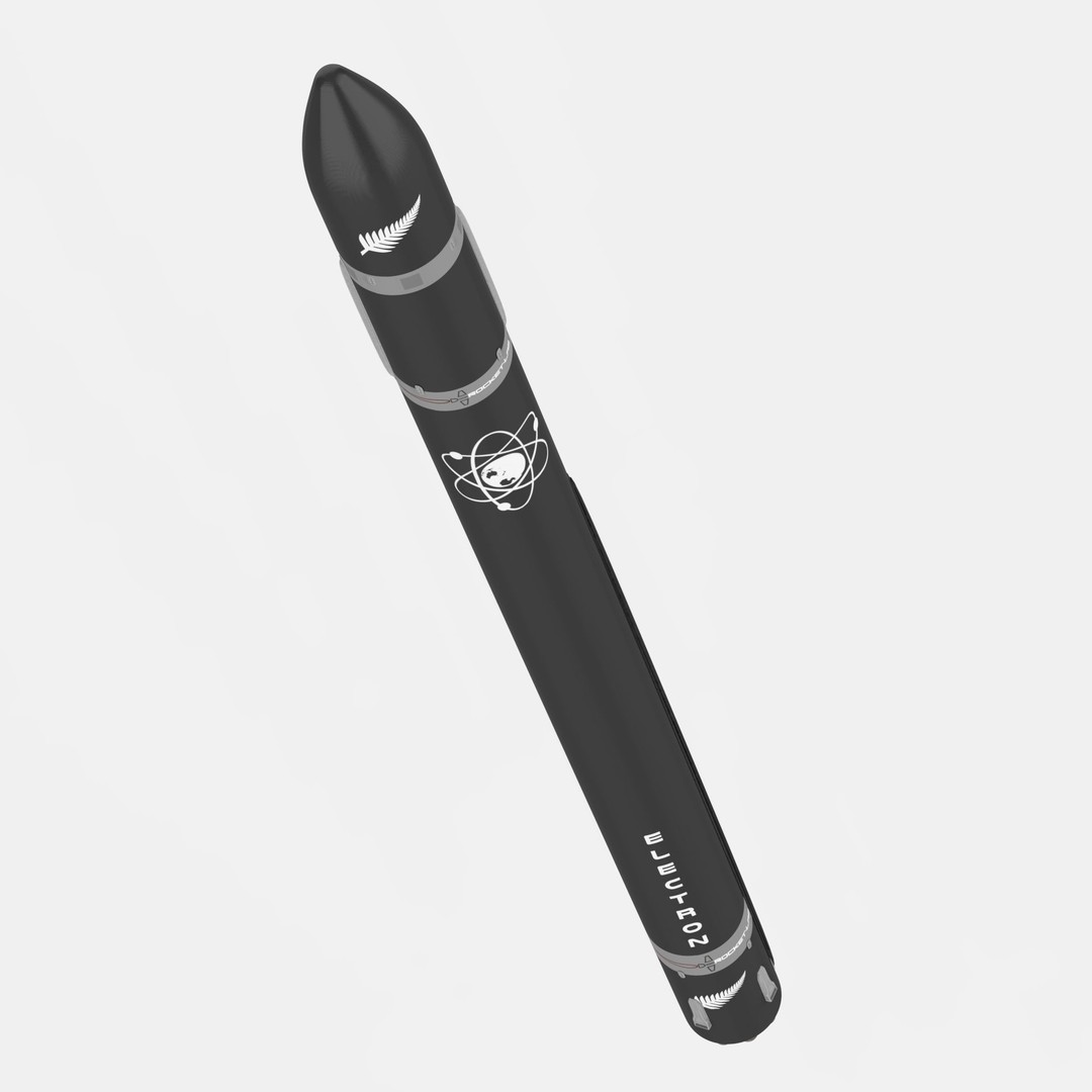 Electron Rocket 3D Model – Low Poly Spacecraft, FBX, Blender - View 37