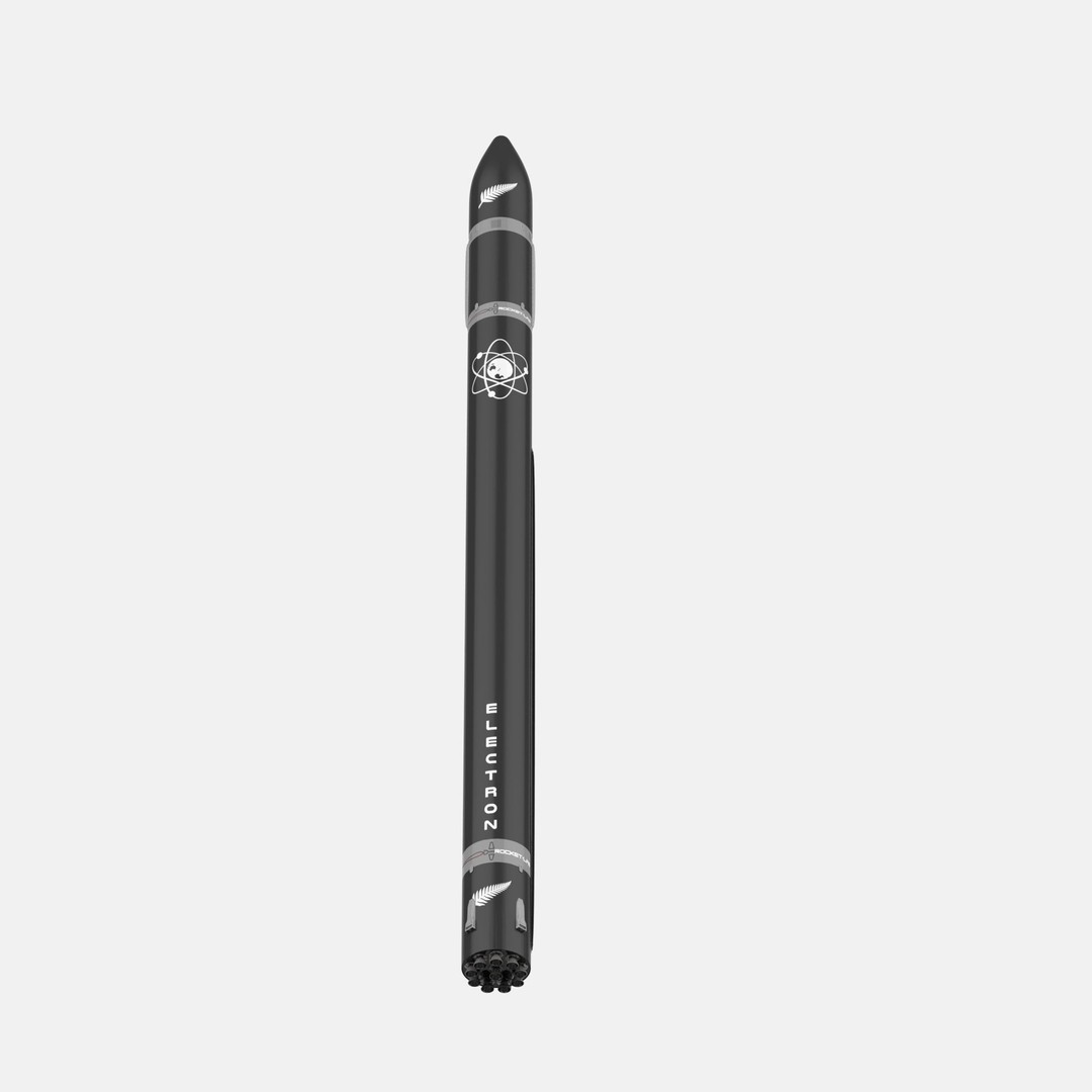 Electron Rocket 3D Model – Low Poly Spacecraft, FBX, Blender - View 53