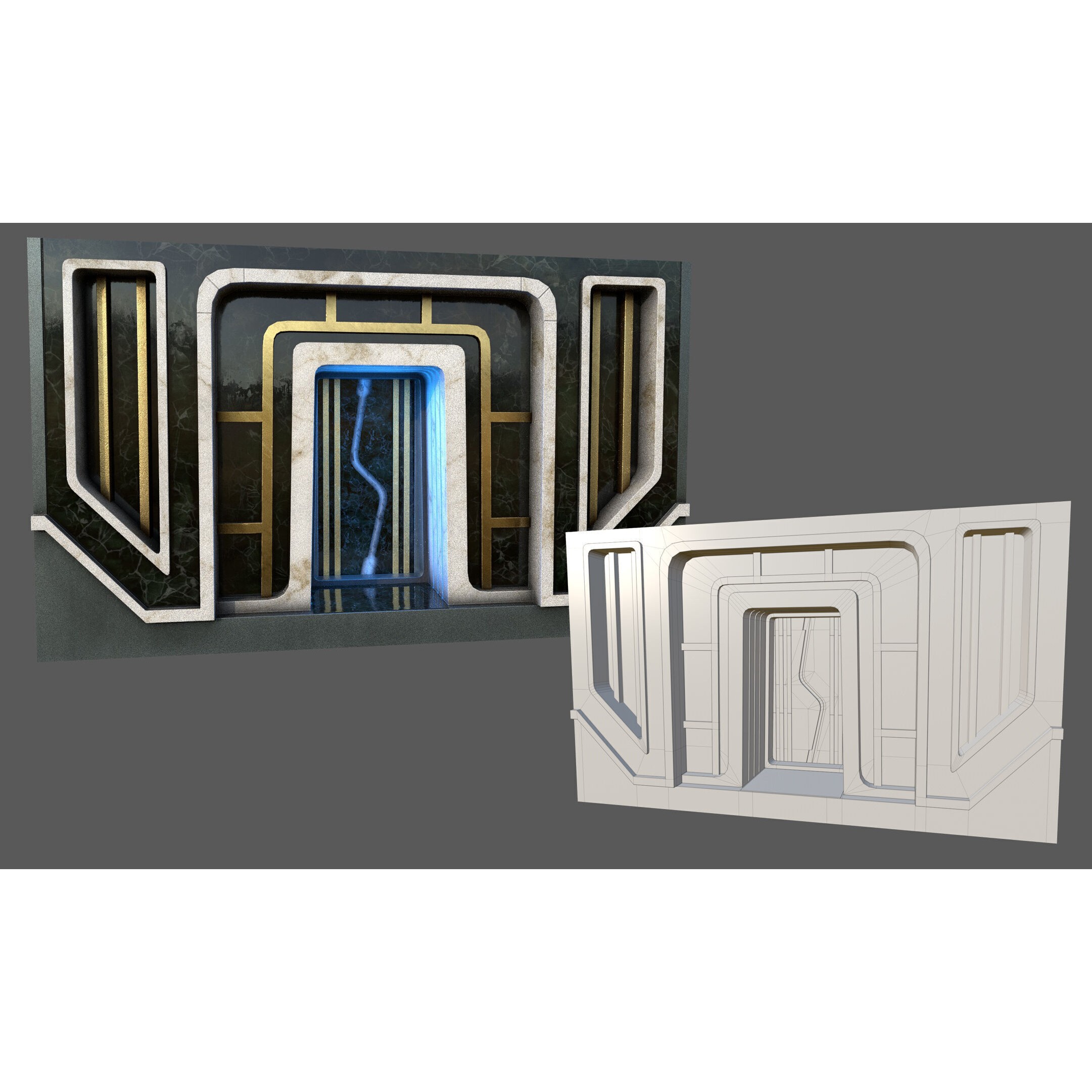 SciFi Asset Pack 12 - Low-Poly Game-Ready 3D Model - View 21