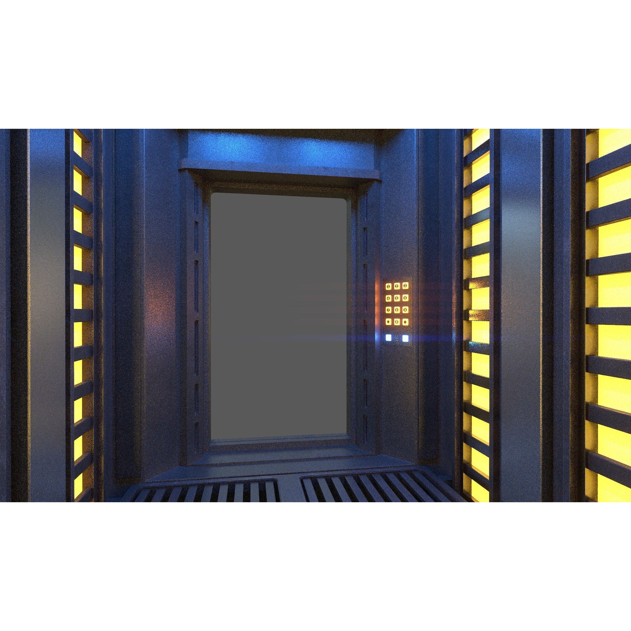 SciFi Asset Pack 12 - Low-Poly Game-Ready 3D Model - View 24