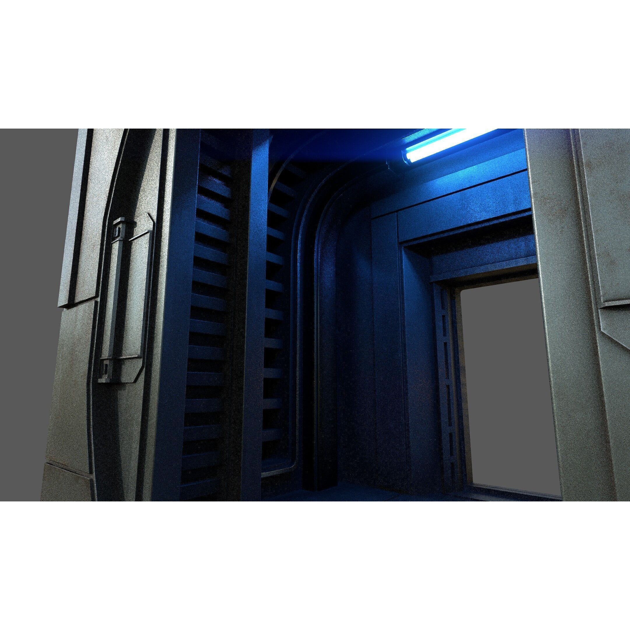 SciFi Asset Pack 12 - Low-Poly Game-Ready 3D Model - View 25
