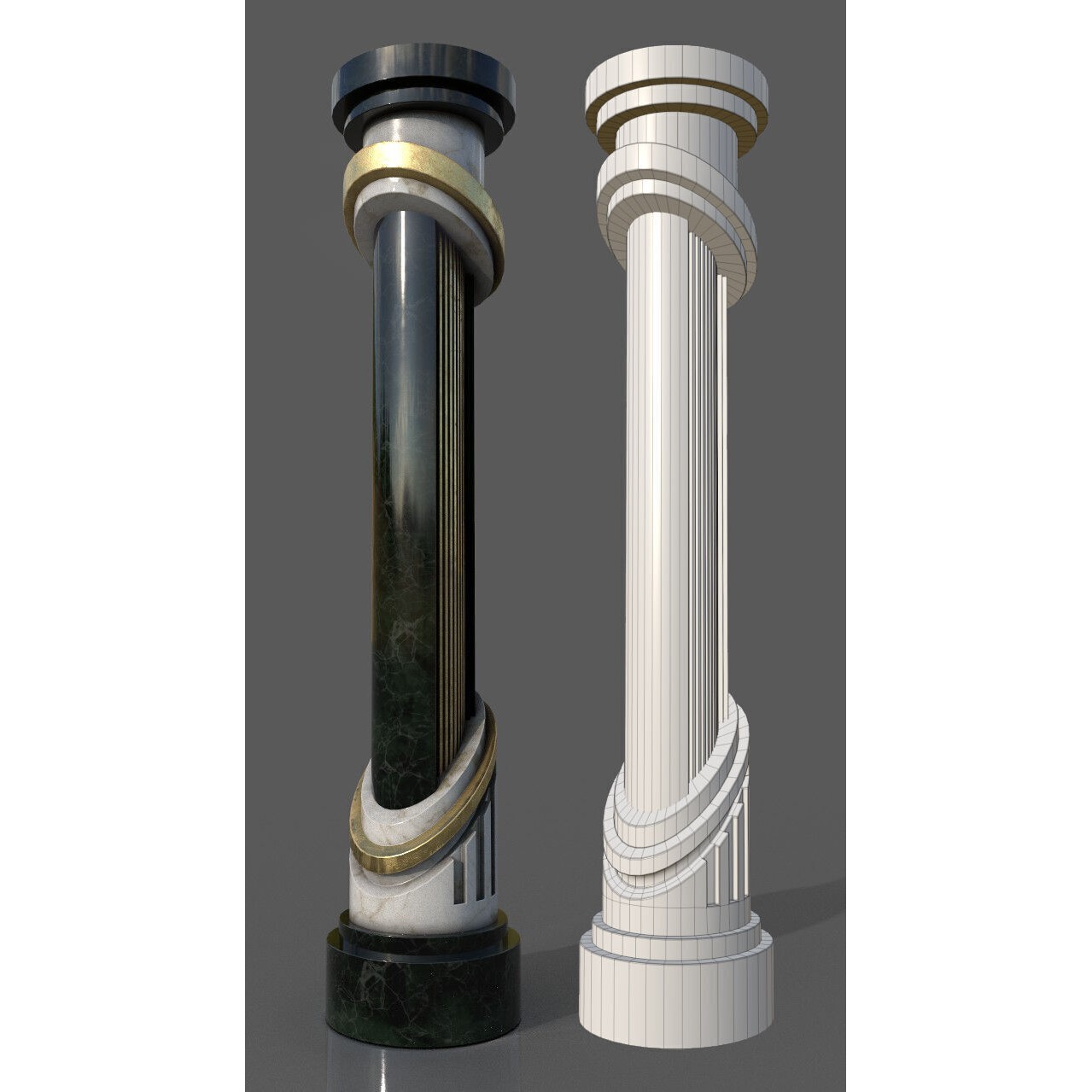 SciFi Asset Pack 12 - Low-Poly Game-Ready 3D Model - View 37