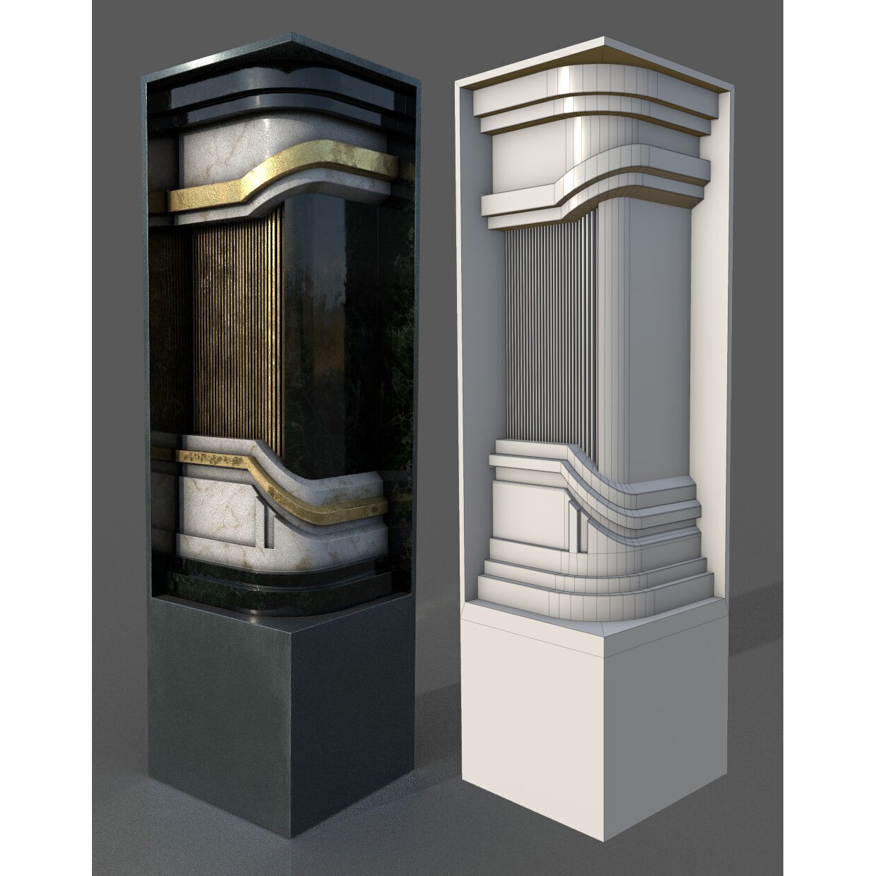 SciFi Asset Pack 12 - Low-Poly Game-Ready 3D Model - View 38