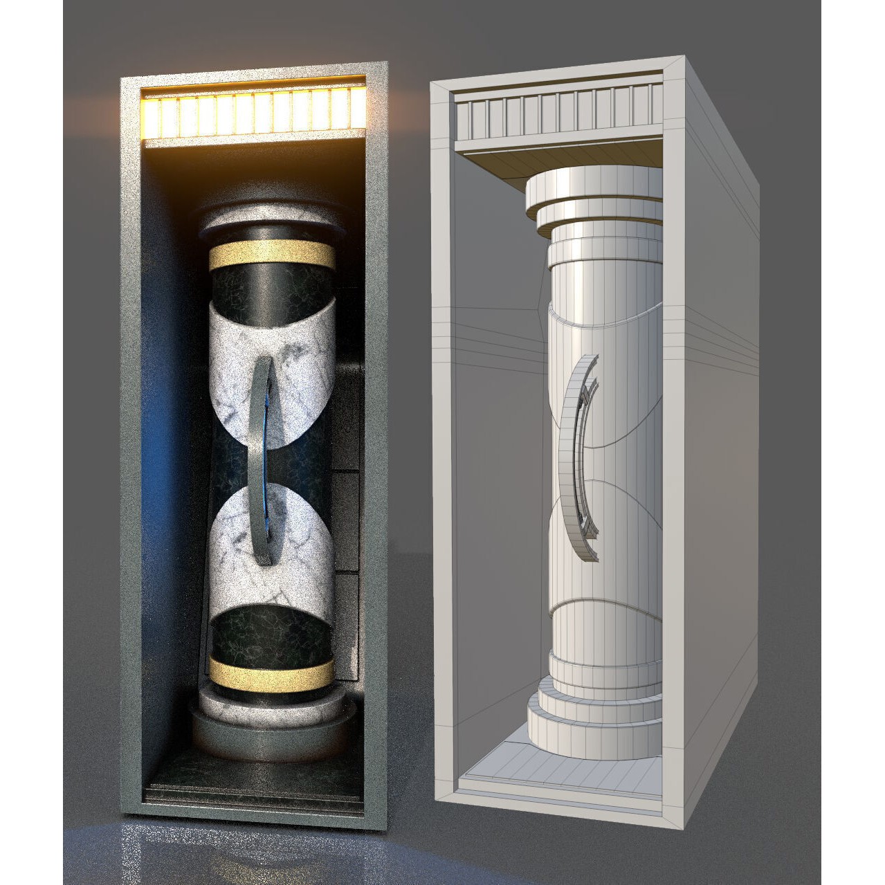 SciFi Asset Pack 12 - Low-Poly Game-Ready 3D Model - View 48