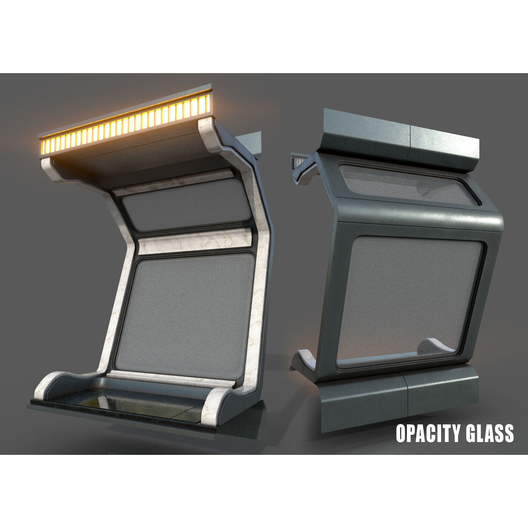 SciFi Asset Pack 12 - Low-Poly Game-Ready 3D Model - View 49