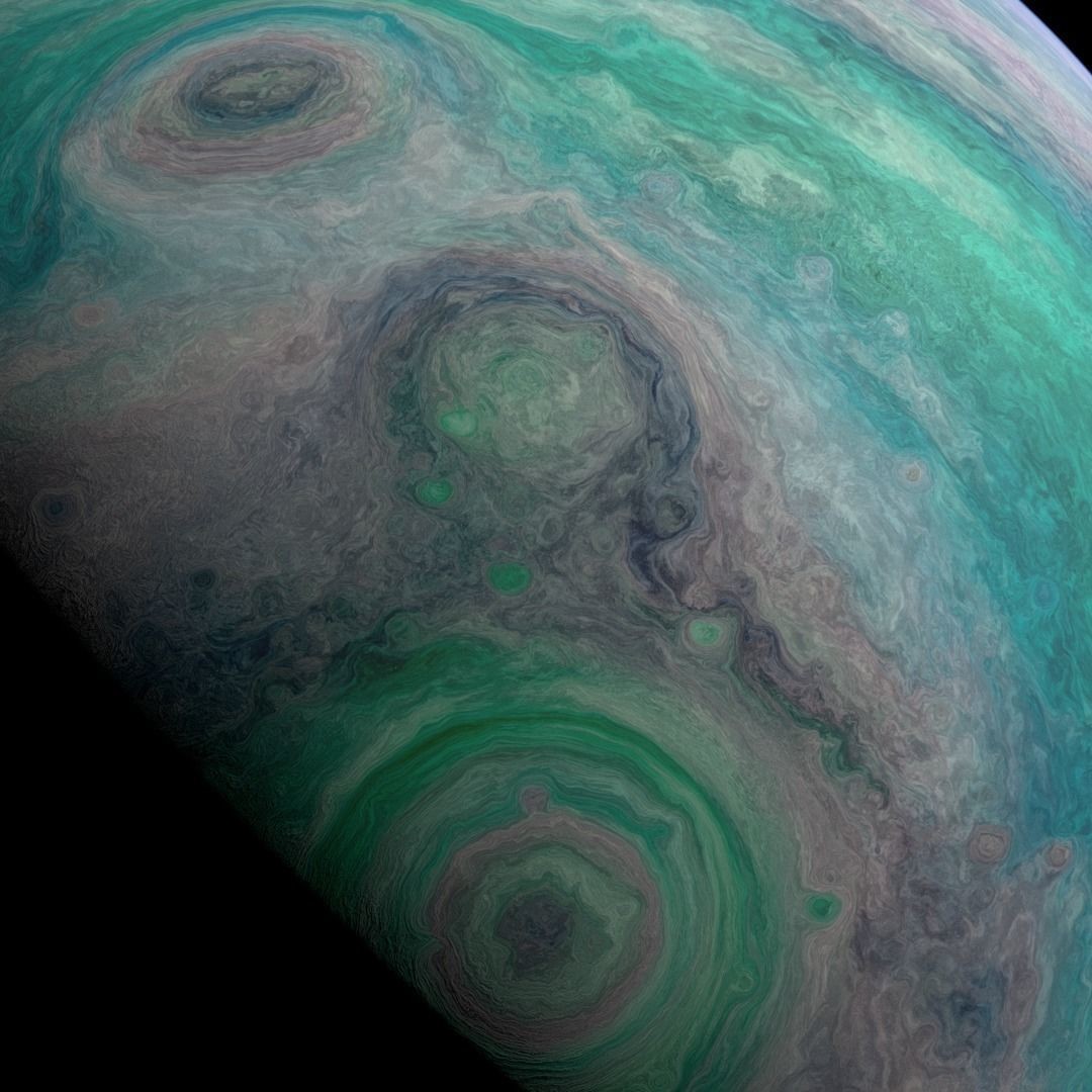 Alien Planet 3D Model – Warm Gas Giant, Low Poly, Blender & FBX - View 7