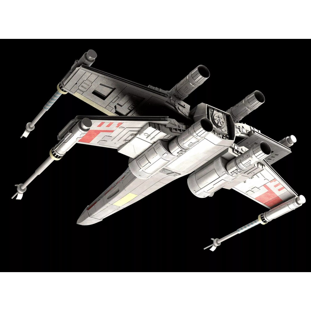 Star Wars X-Wing Fighter mk1 3D Model – High Detail PBR Spaceship, FBX - View 10