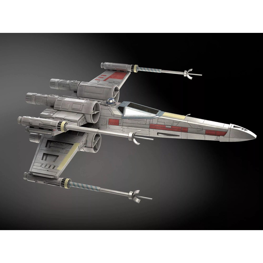 Star Wars X-Wing Fighter mk1 3D Model – High Detail PBR Spaceship, FBX - View 3