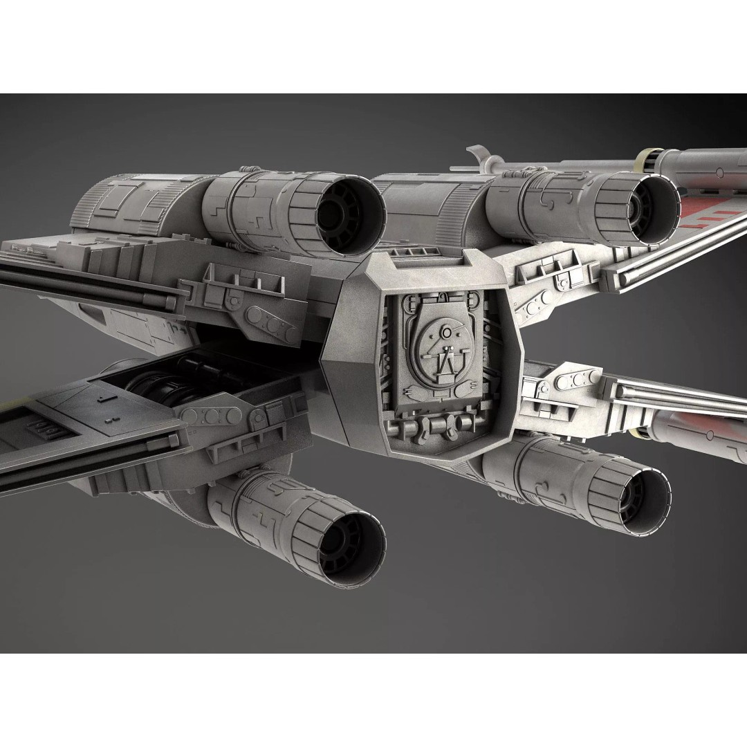 Star Wars X-Wing Fighter mk1 3D Model – High Detail PBR Spaceship, FBX - View 7