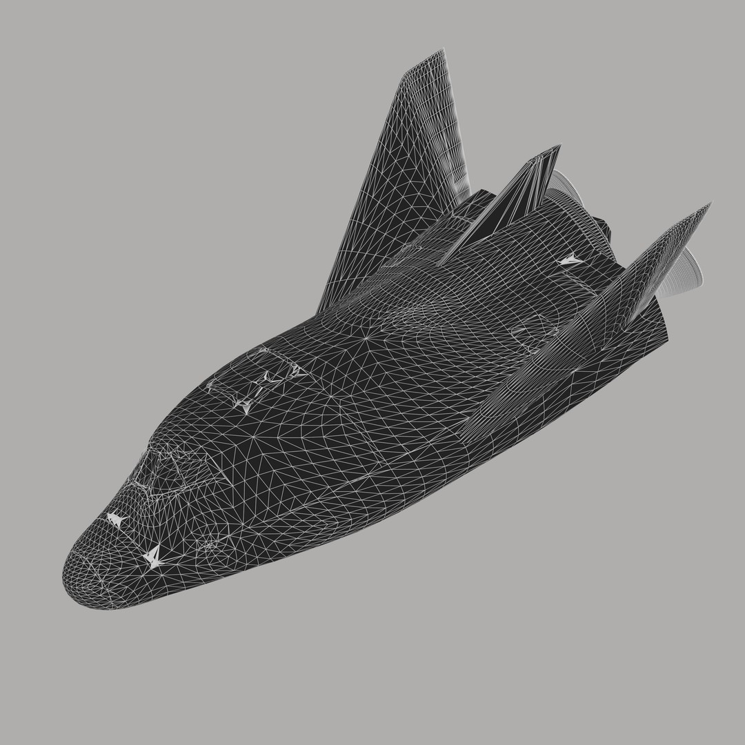 HL-20 Spaceplane 3D Model – NASA-Inspired Game-Ready Asset, Blender - View 9
