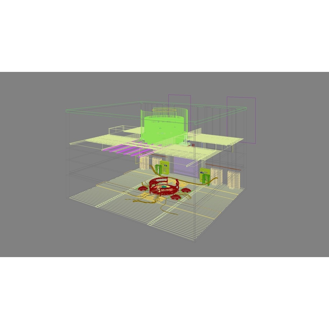 Sci-Fi Exhibition Stand 3D Model – High Poly Interior Asset, FBX, OBJ - View 21