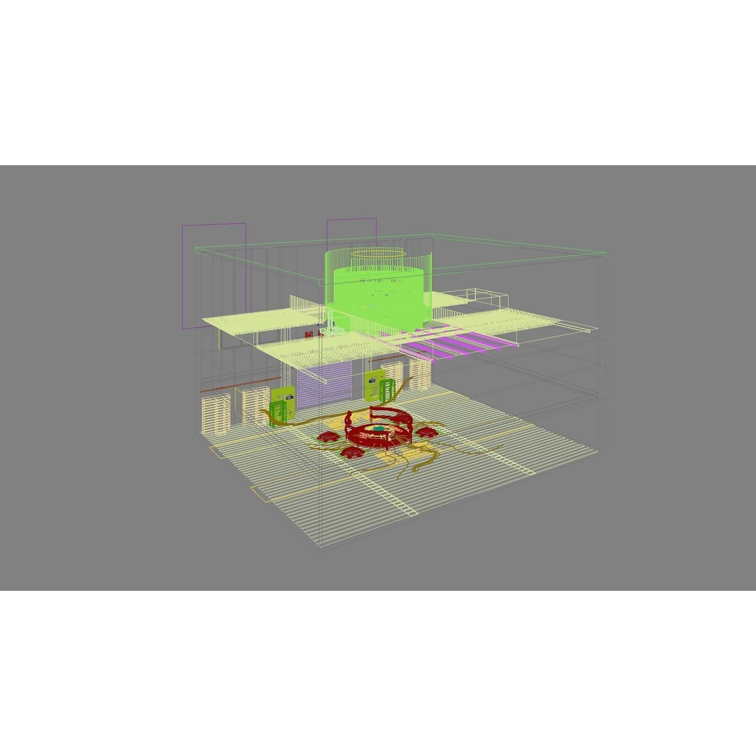 Sci-Fi Exhibition Stand 3D Model – High Poly Interior Asset, FBX, OBJ - View 31
