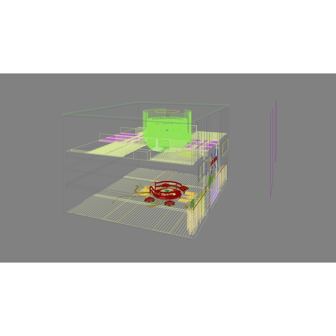 Sci-Fi Exhibition Stand 3D Model – High Poly Interior Asset, FBX, OBJ - View 38