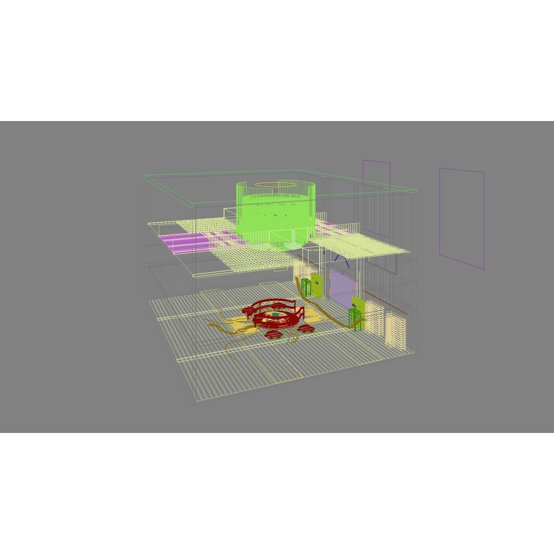 Sci-Fi Exhibition Stand 3D Model – High Poly Interior Asset, FBX, OBJ - View 42