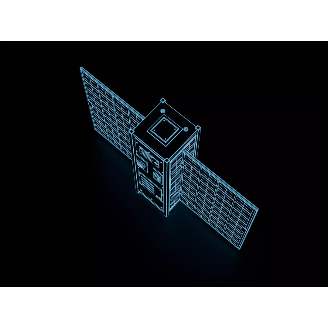 3U CubeSat 3D Model – Low Poly Modular Asset with PBR Textures - View 19