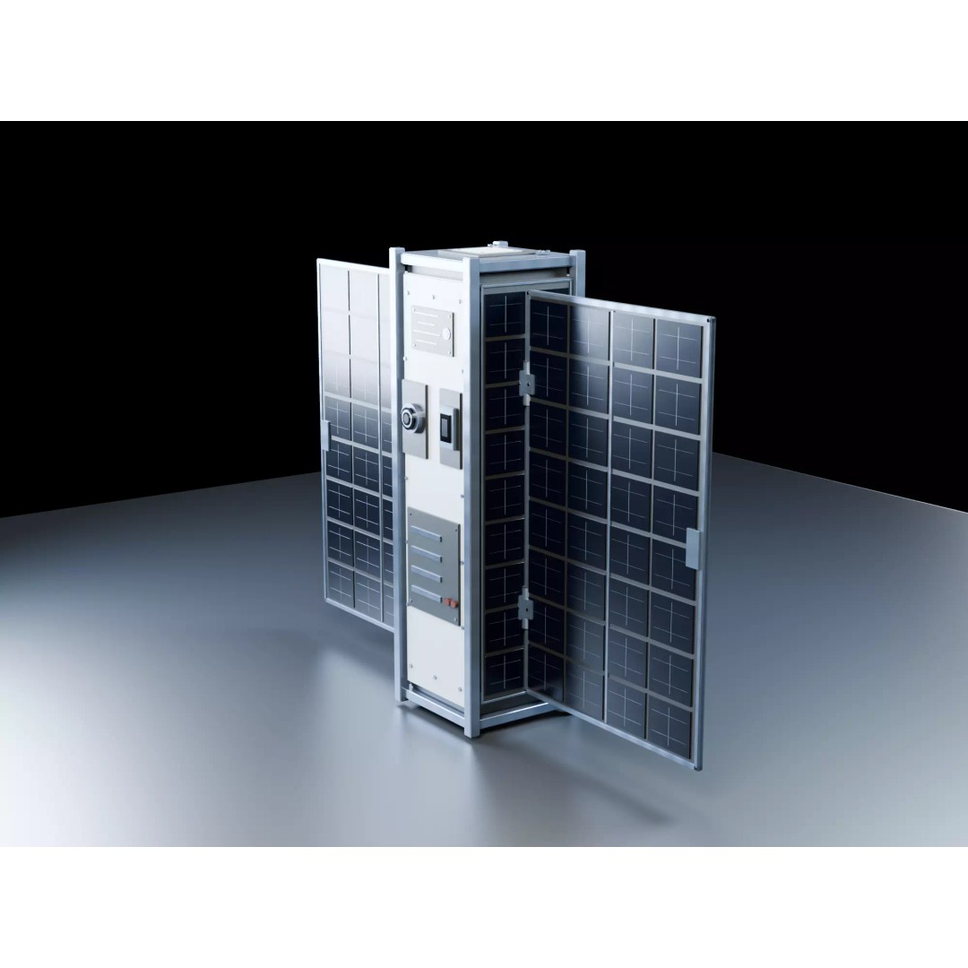 3U CubeSat 3D Model – Low Poly Modular Asset with PBR Textures - View 6