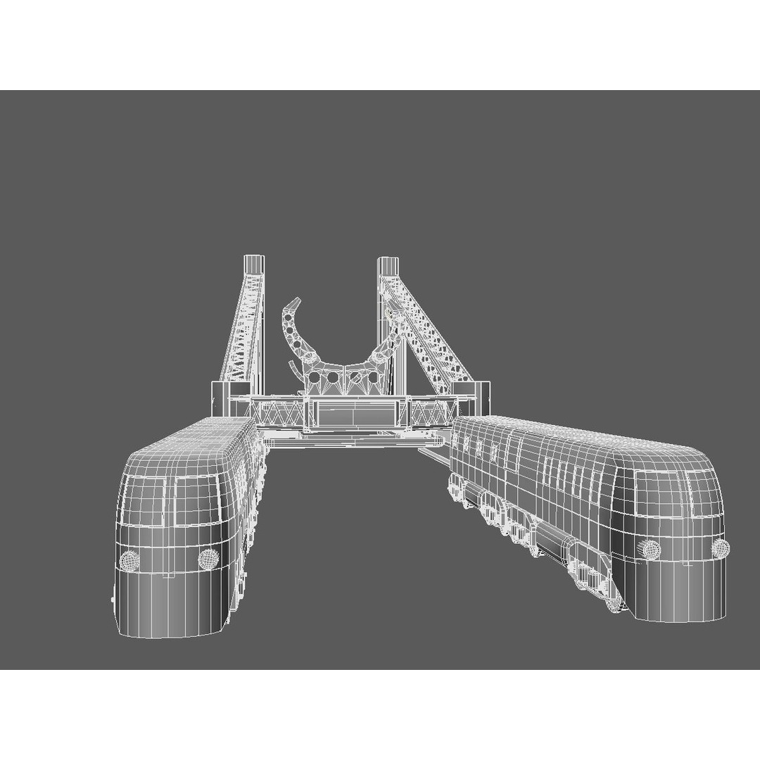 N-1 Rocket Launch Pad 3D Model – High Poly Educational Asset, Blender - View 13