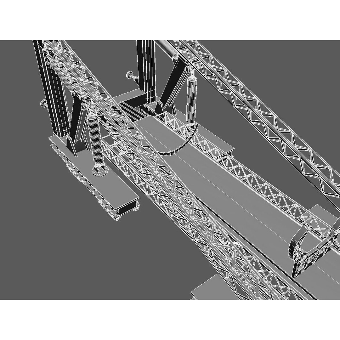 N-1 Rocket Launch Pad 3D Model – High Poly Educational Asset, Blender - View 16
