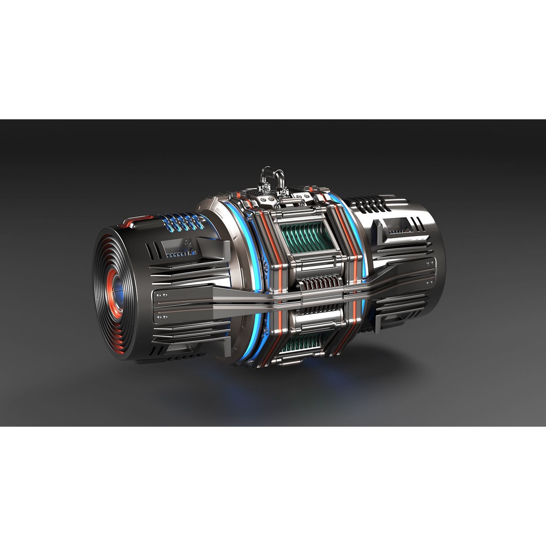 Sci Fi Mega Elements 3D Model – Subdivision Ready Kitbash Pack, FBX/OBJ - View 28