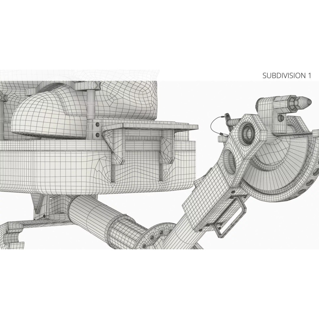 Astronaut 3D Model – Realistic Space Suit with Hover Device, FBX - View 11