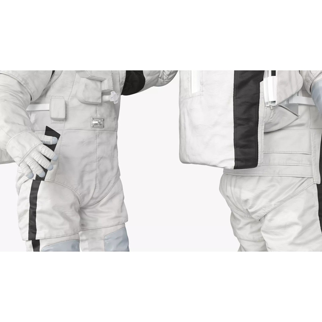 Astronaut 3D Model – Realistic Space Suit with Hover Device, FBX - View 5
