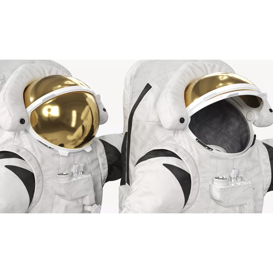 Astronaut 3D Model – Realistic Space Suit with Hover Device, FBX - View 7