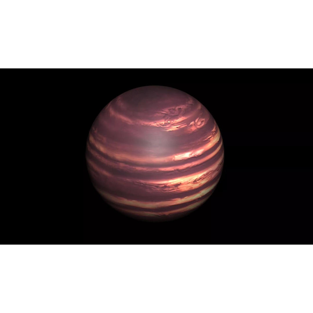 Brown Dwarf Planet 3D Model – High Poly PBR Asset for Animation - View 10