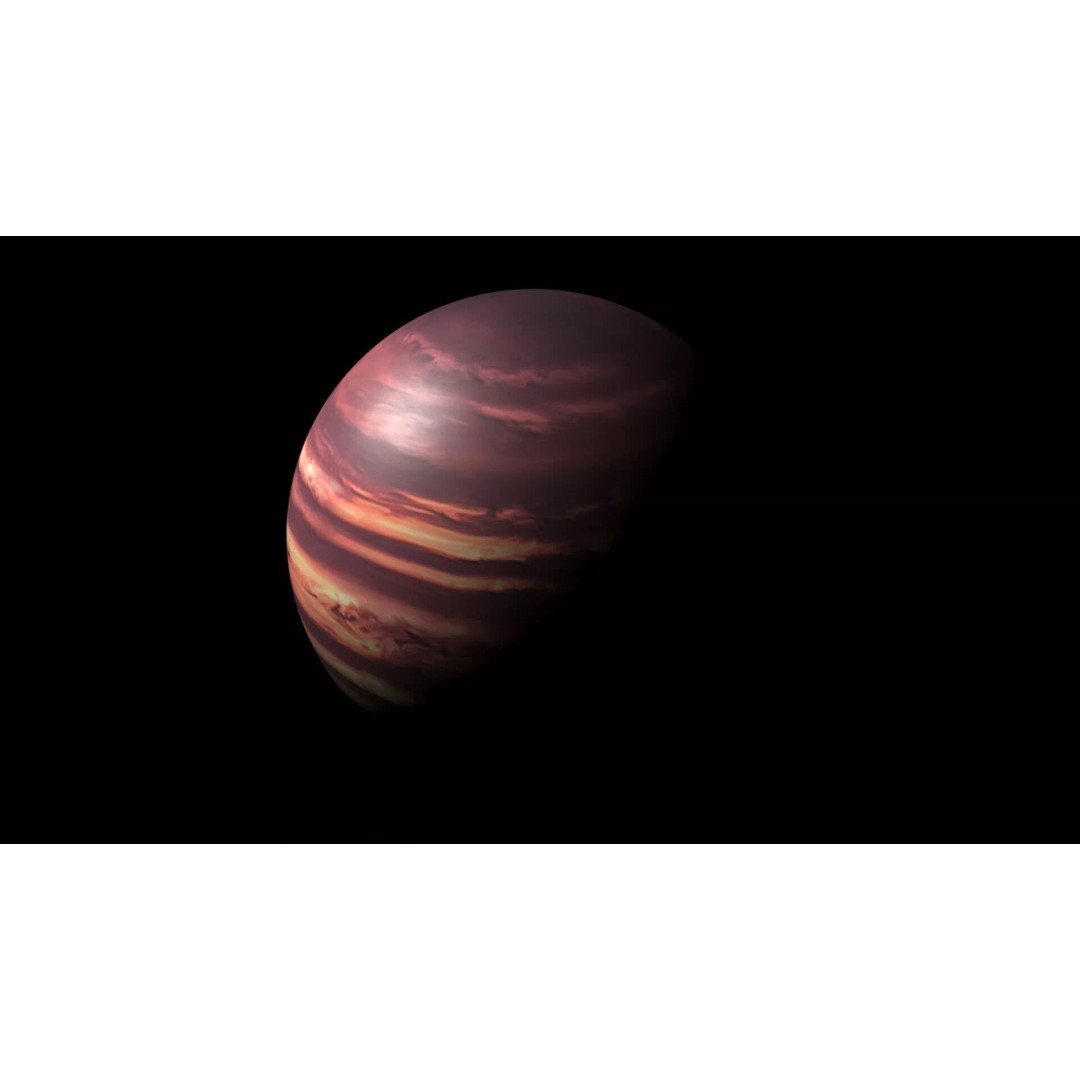 Brown Dwarf Planet 3D Model – High Poly PBR Asset for Animation - View 7